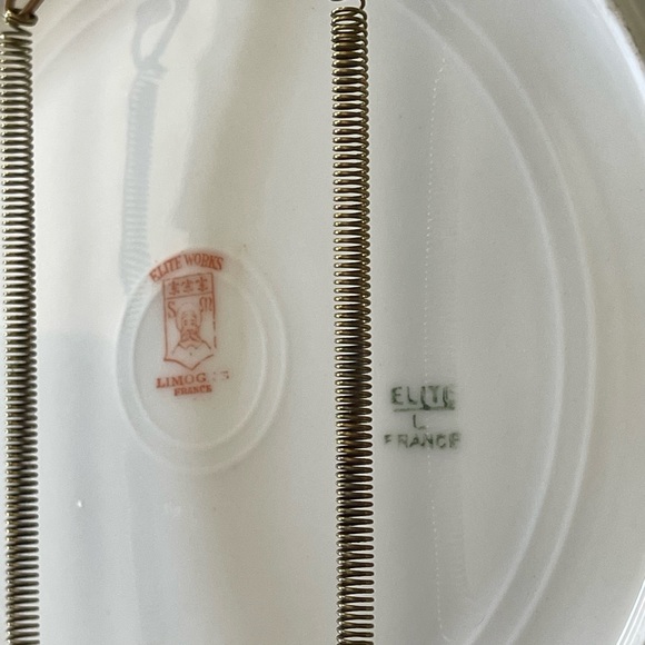 Vintage Limoges France Gold Encrusted Elite Works Signed Hand Painted Plate - Picture 7 of 10